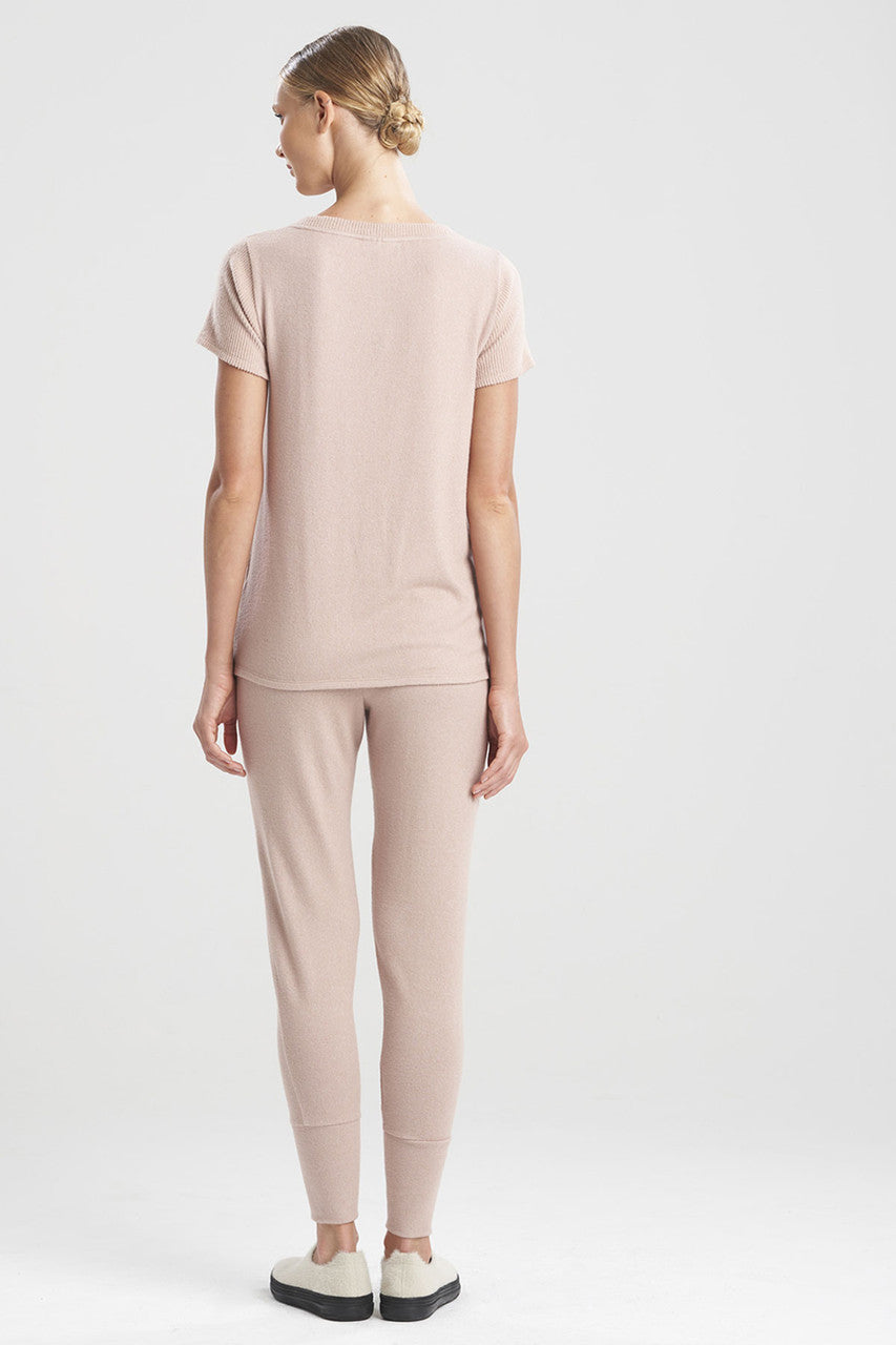 NATORI Buy Ulla V-Neck Top in Sandstone Online