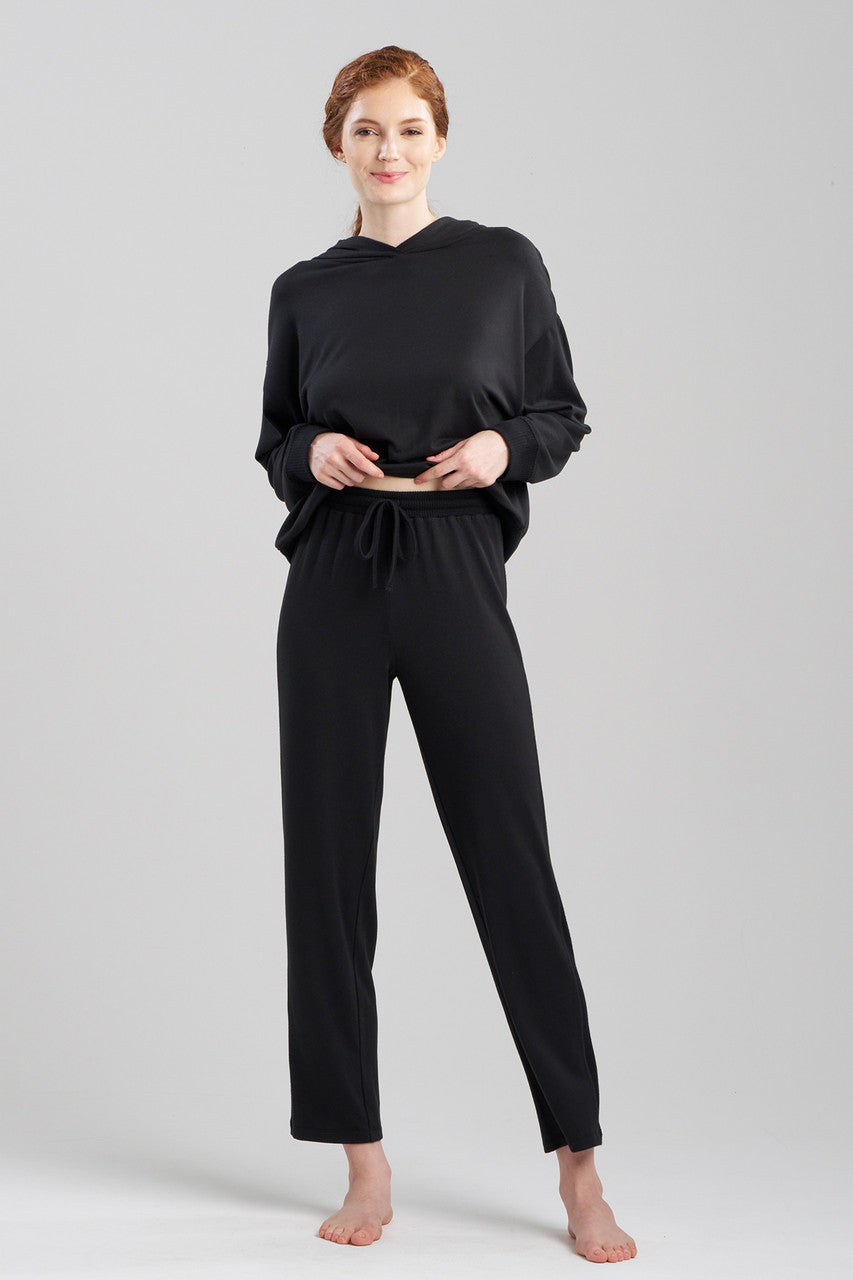 NATORI Buy Eden Rib Knit Everywhere Tapered Pants in Black Online