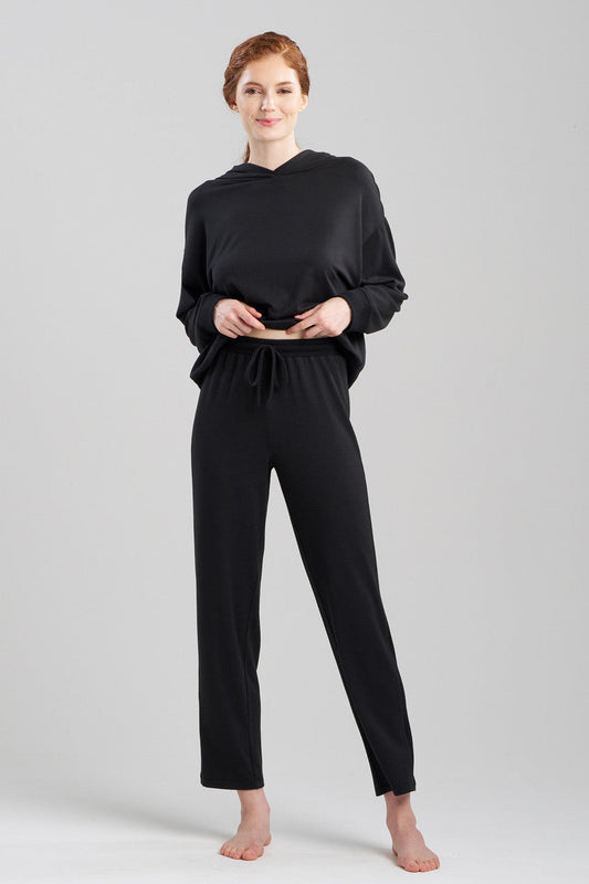 NATORI Buy Eden Rib Knit Everywhere Tapered Pants in Black Online