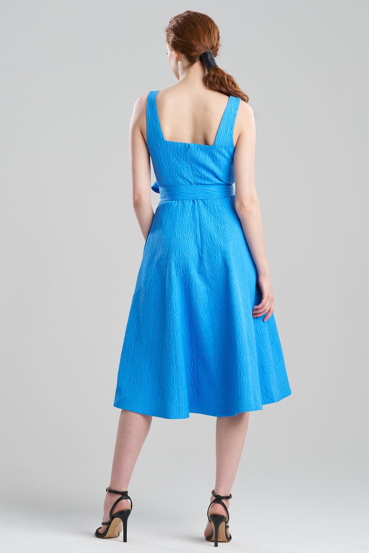 NATORI Textured Jacquard Square Tank Dress