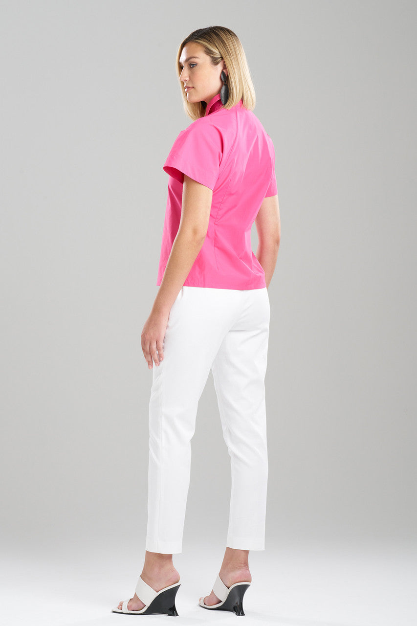 NATORI Buy Techno Poplin Shirt in Electric Pink Online