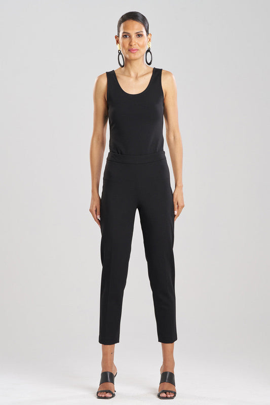 NATORI Buy Compact Knit Pants in Black Online