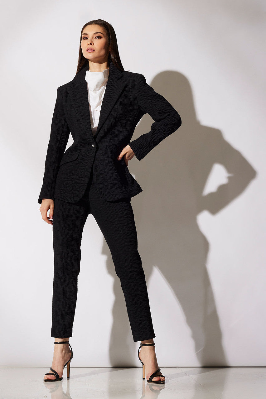 NATORI Buy Compact Knit Pants in Black Online