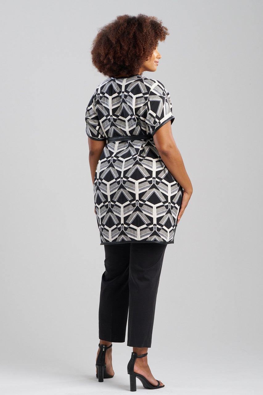NATORI Buy Yantra Poncho Wrap in Black/White Online