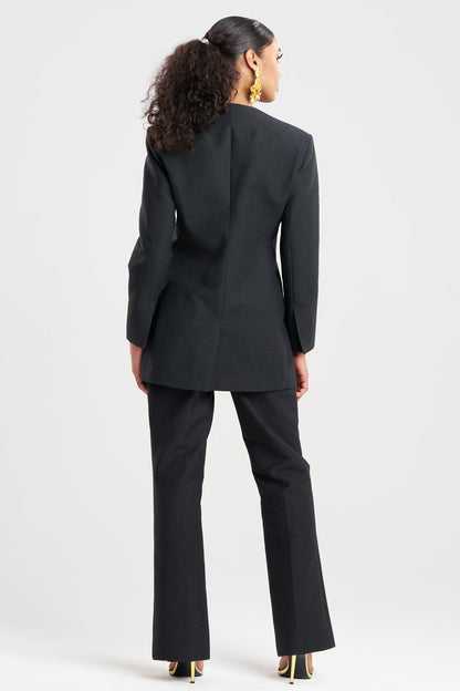 NATORI Canvas Cotton Embroidered Jacket