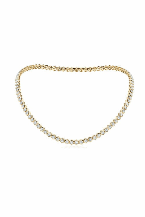 NATORI Buy Indochine Diamond Tennis Necklace in 14K Yellow Gold Online