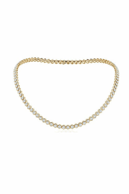 NATORI Buy Indochine Diamond Tennis Necklace in 14K Yellow Gold Online