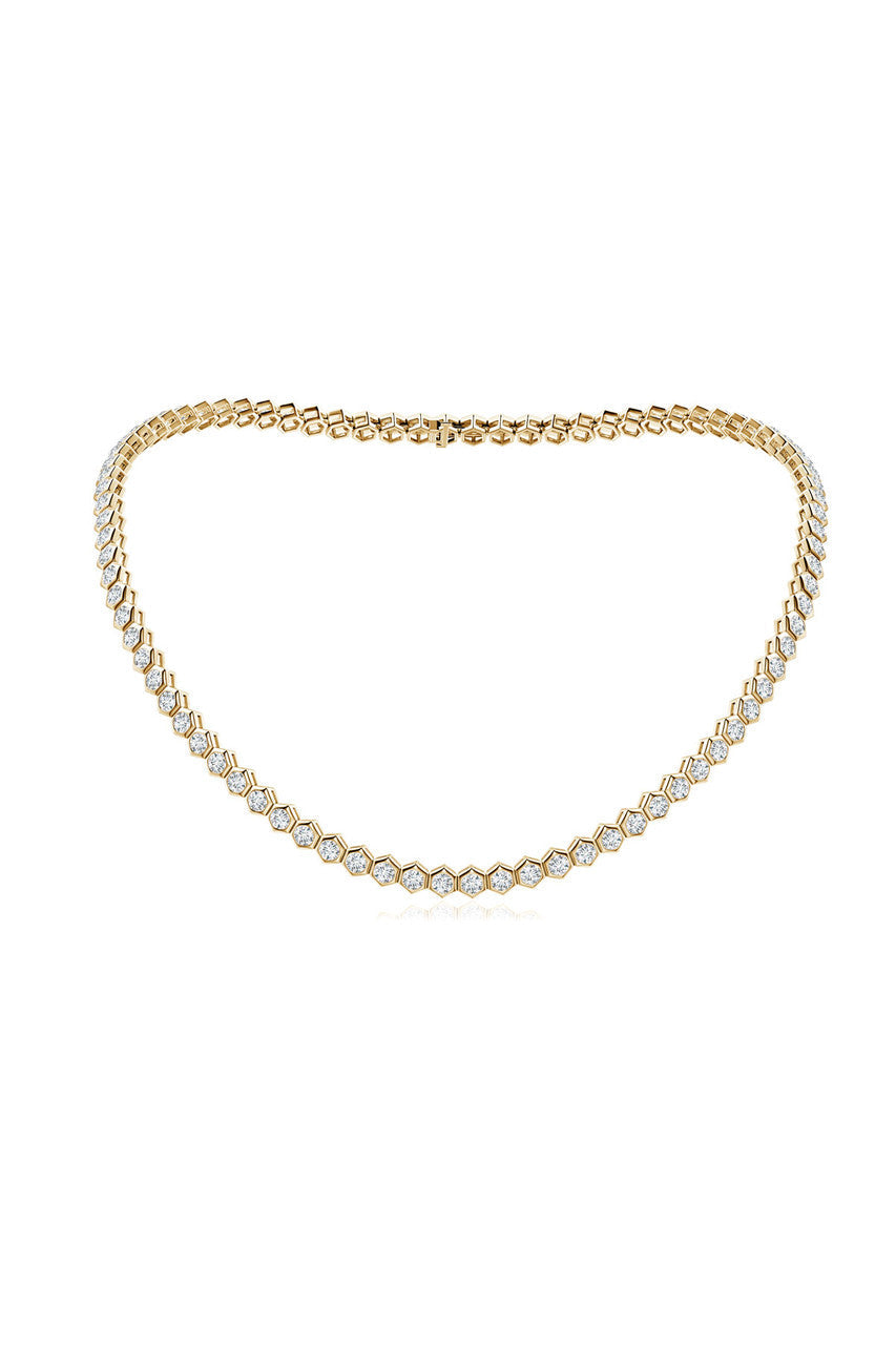 NATORI Buy Indochine Diamond Tennis Necklace in 14K Yellow Gold Online