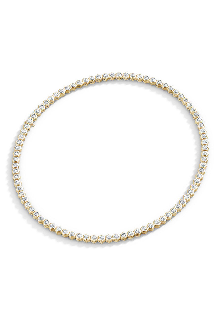 NATORI Buy Indochine Diamond Tennis Necklace in 14K Yellow Gold Online