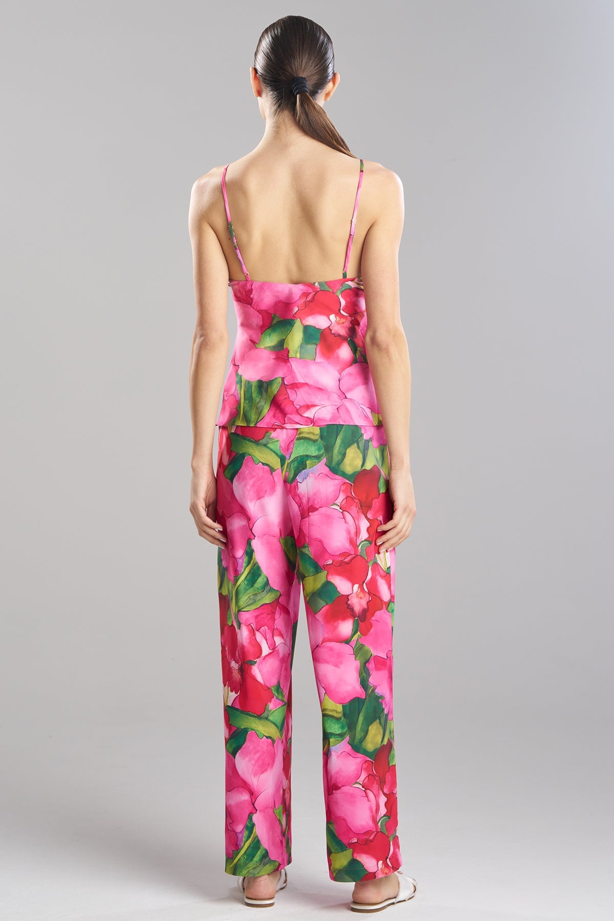 NATORI Isla Printed Satin Cami PJ Set