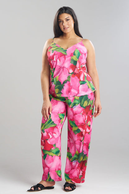 NATORI Isla Printed Satin Cami PJ Set