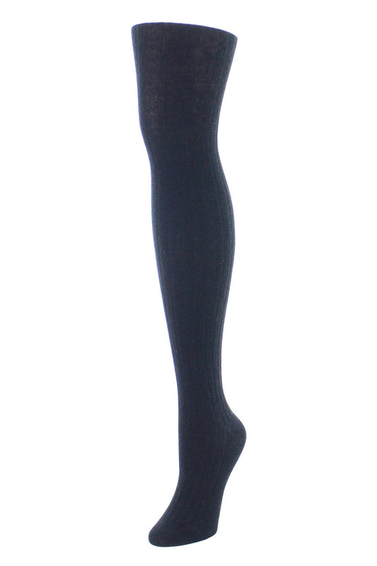 NATORI Buy Cashmere Rib Sweater Tights in Black Online