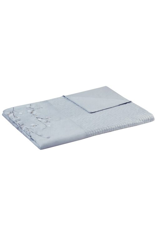 NATORI Buy White Orchid Quilted Embroidery Duvet Cover in White Online