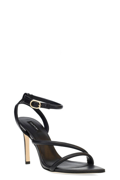 NATORI Buy Reiki Nappa Leather Ankle Strap Heel in Black Online