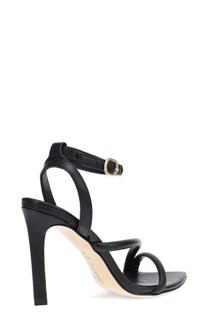 NATORI Buy Reiki Nappa Leather Ankle Strap Heel in Black Online