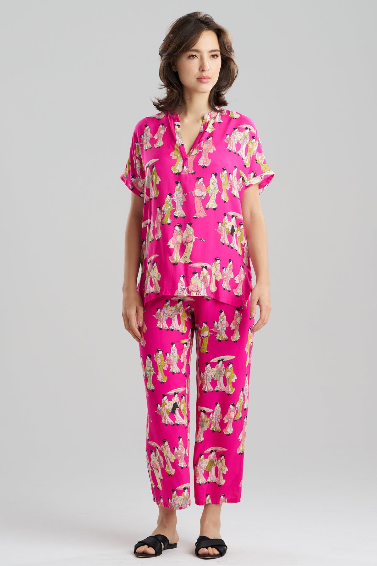 NATORI Geisha Challis Mandarin PJ Set