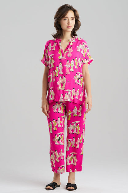 NATORI Geisha Challis Mandarin PJ Set