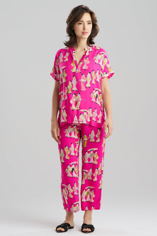 NATORI Geisha Challis Mandarin PJ Set
