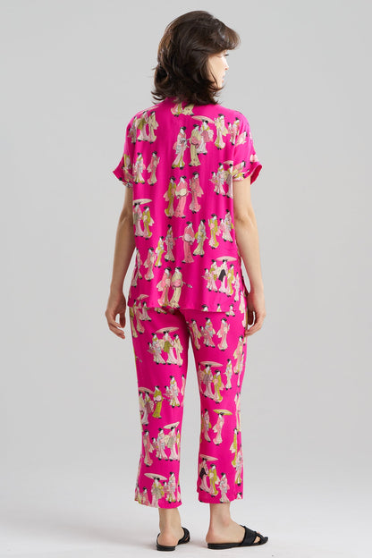 NATORI Geisha Challis Mandarin PJ Set