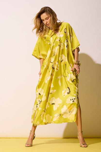 NATORI Aurelia Charmeuse Caftan