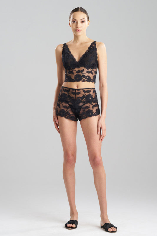 NATORI Buy Imagine Allover Lace Bralette in Black Online