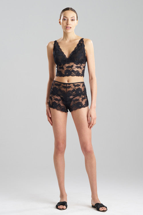 NATORI Buy Imagine Allover Lace Boyshorts in Black Online