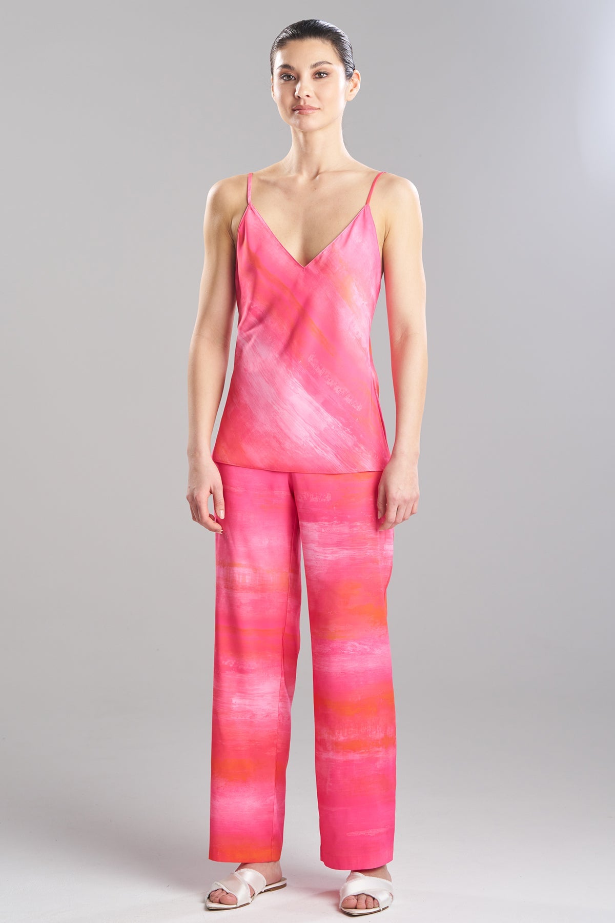 NATORI Aurora Printed Satin PJ