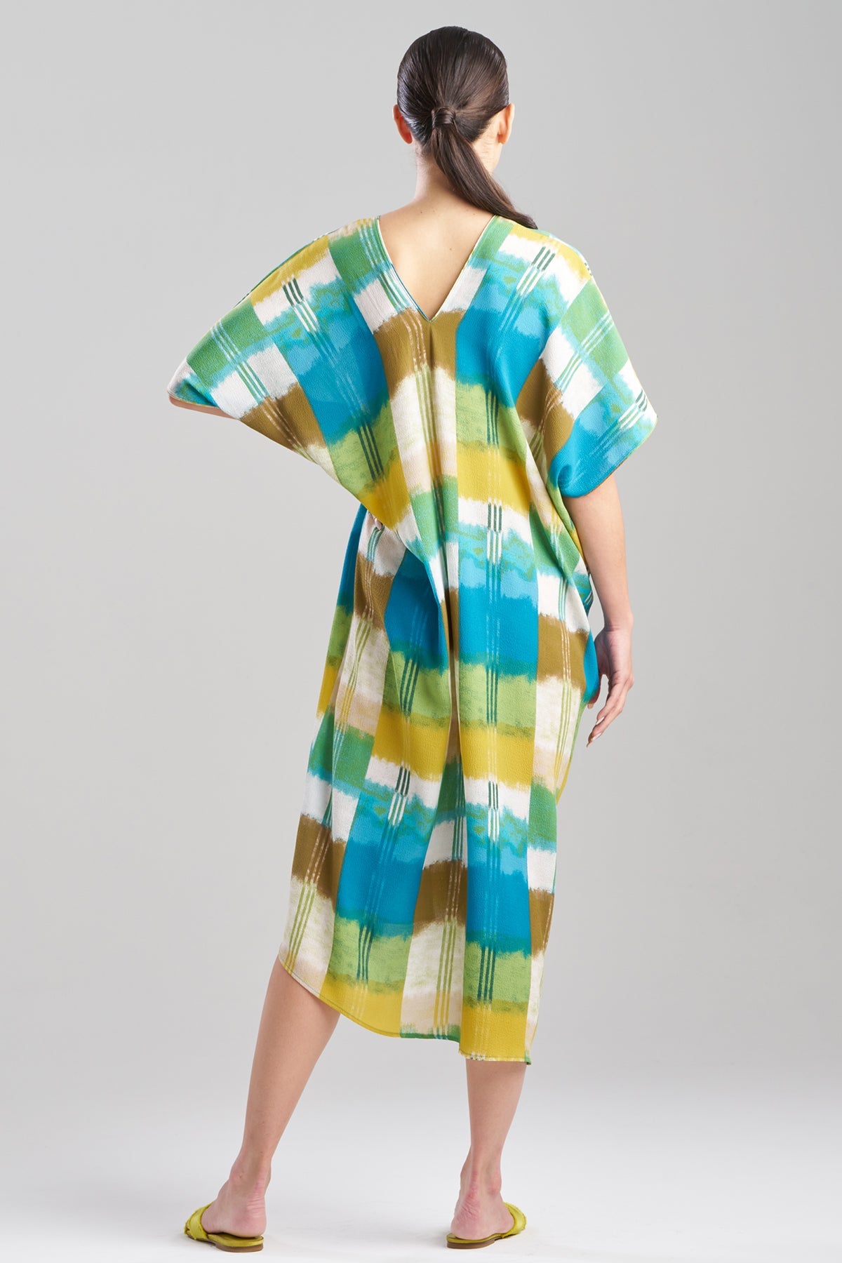 NATORI Sunset Crinkle Caftan