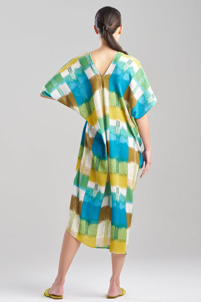 NATORI Sunset Crinkle Caftan