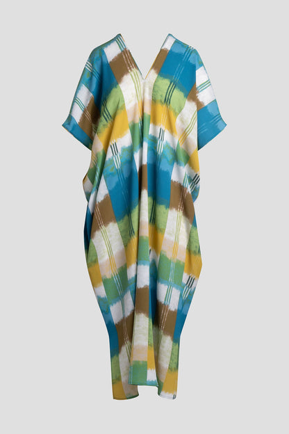 NATORI Sunset Crinkle Caftan