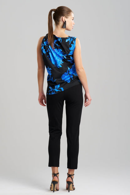 NATORI Buy Miyako Printed Cotton Chino Origami Top online