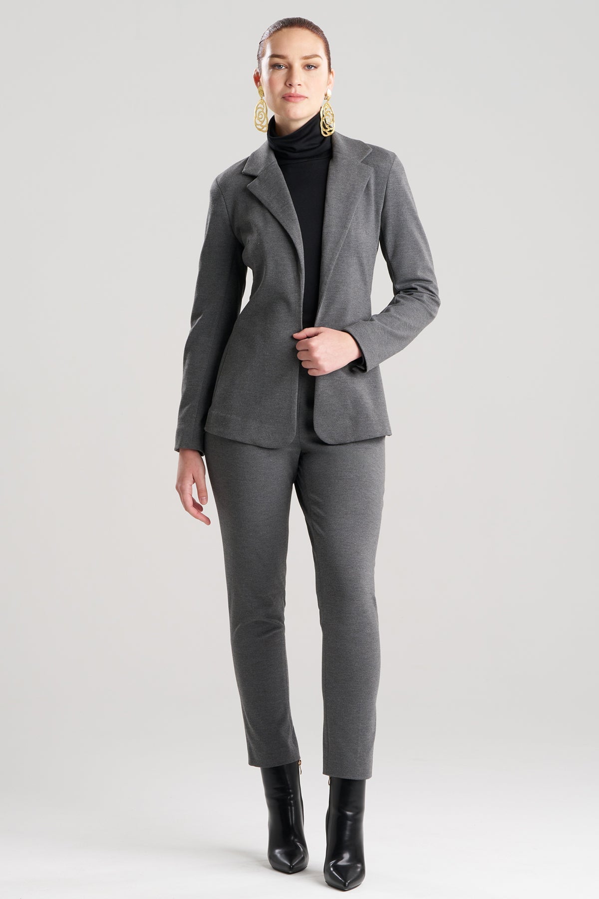 NATORI Compact Knit Cardigan Blazer