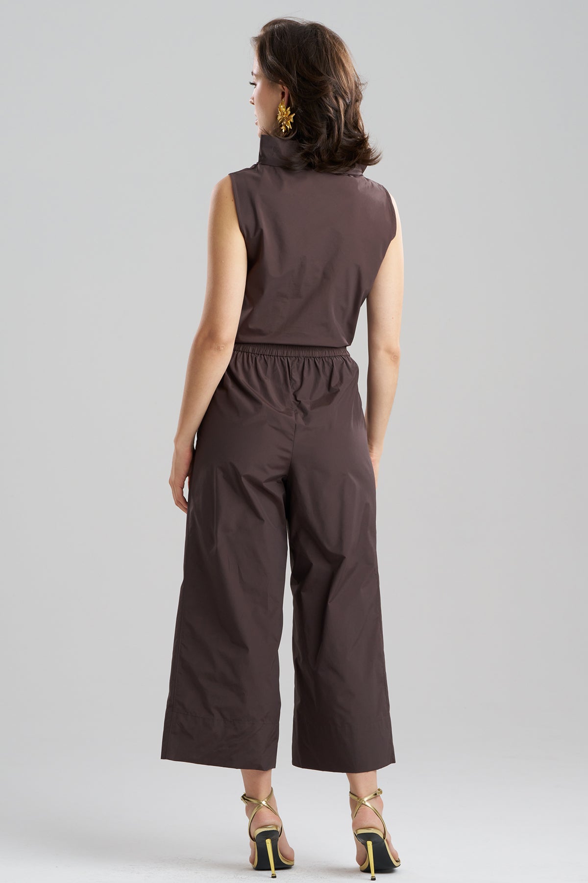NATORI Techno Poplin Cropped Pants
