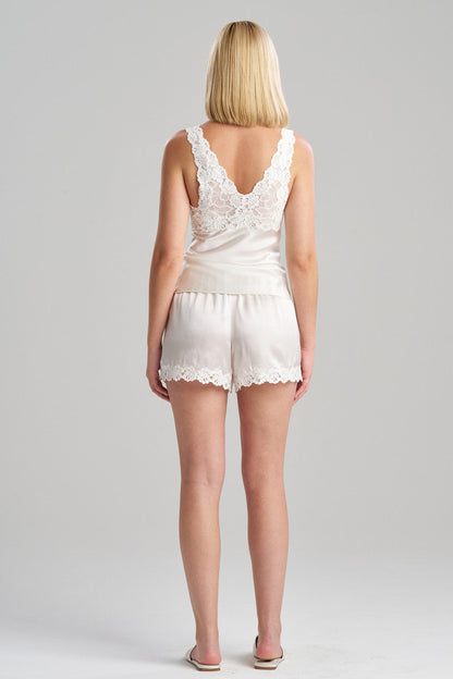 NATORI Buy Rose Parfait Lace Tank in Warm White Online