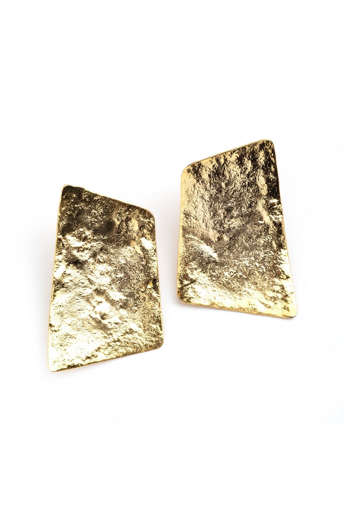 NATORI Gold Plated Brass Geometric Earrings
