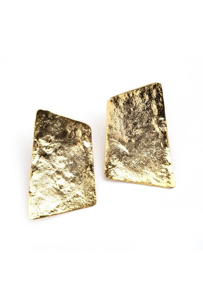 NATORI Gold Plated Brass Geometric Earrings