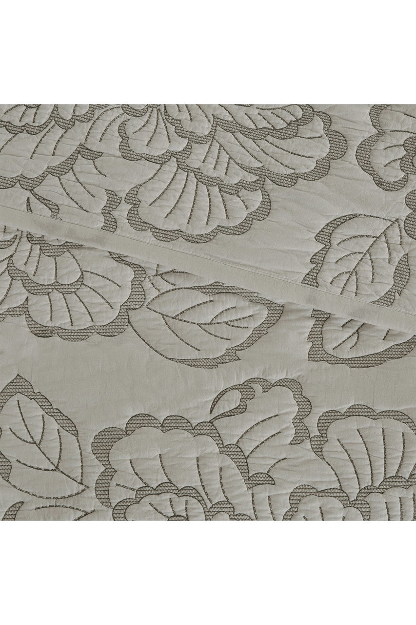NATORI Buy Kira Quilt Gray Comforter Set in Grey Online