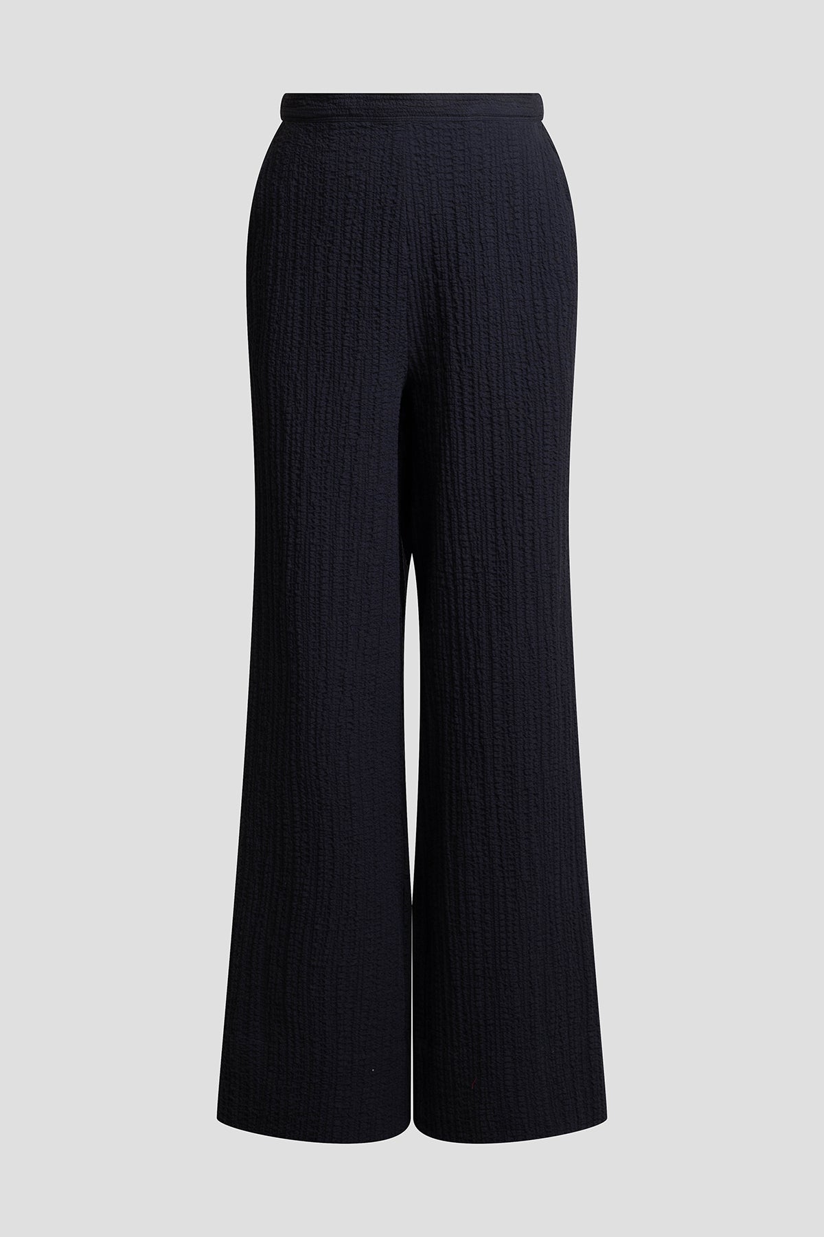 NATORI Matelassé Cotton Wide Pull On Pants