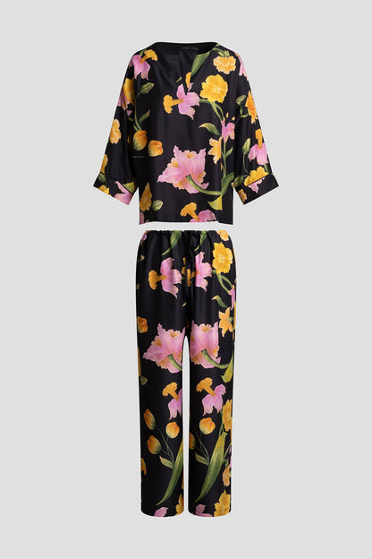 NATORI Solene Matte Charmeuse PJ Set