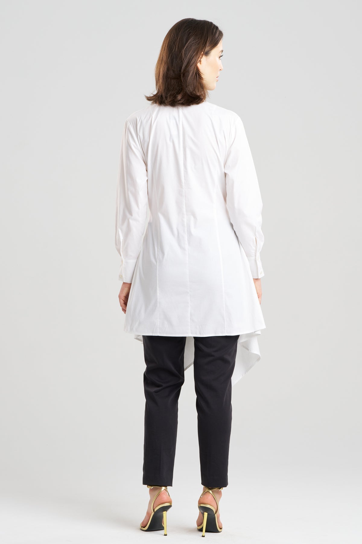 NATORI Cotton Poplin Handkerchief Tunic