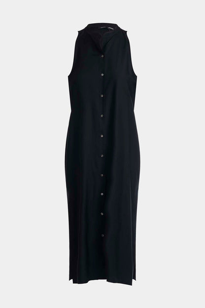 NATORI Cotton Silk Twill Sleeveless Tunic