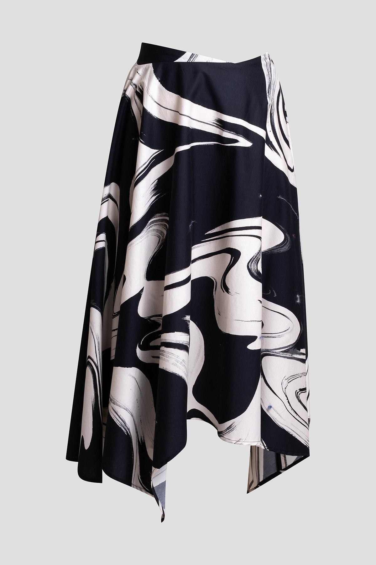 NATORI Kaze Cotton Origami Maxi Skirt
