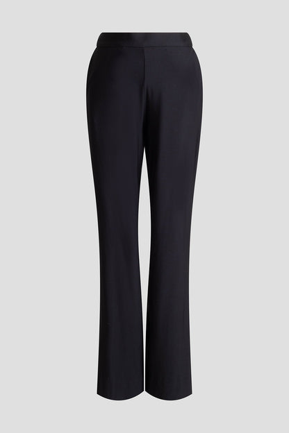 NATORI Crepe Knit Wide Pull On Pants