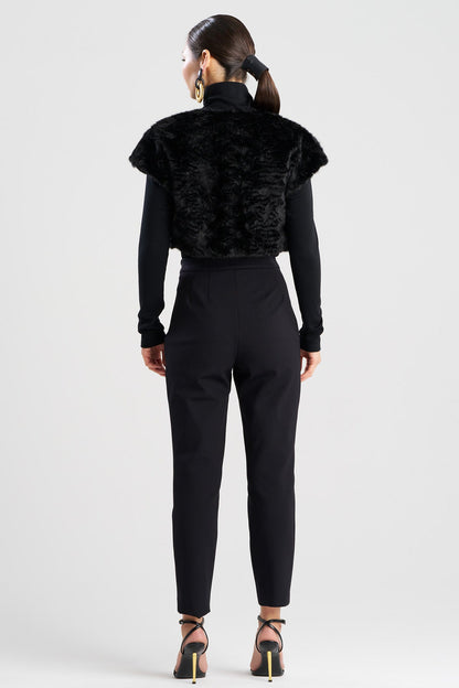 NATORI Astrakhan Faux Fur Bolero