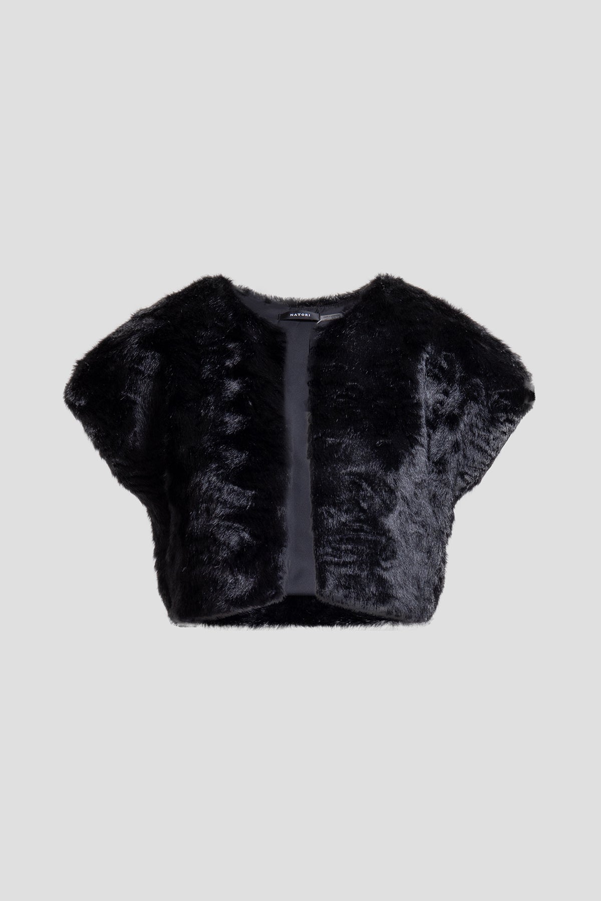 NATORI Astrakhan Faux Fur Bolero