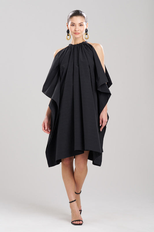 NATORI Buy Taffeta Handkerchief Dress in Black Online