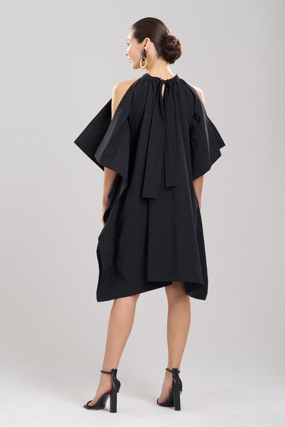 NATORI Buy Taffeta Handkerchief Dress in Black Online