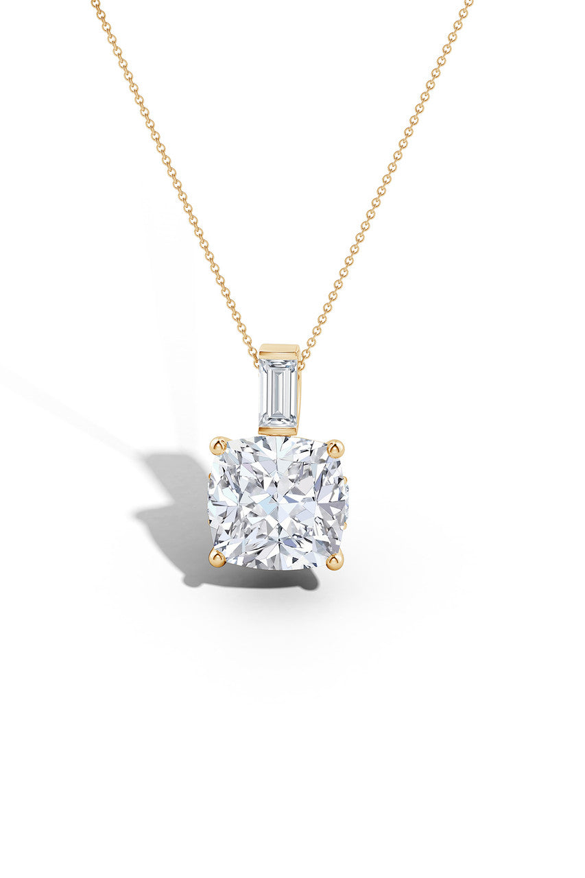 NATORI Buy Orient Express Lab-Grown 14K Gold & Cushion Diamond Pendant Necklace in 14K Yellow Gold Online