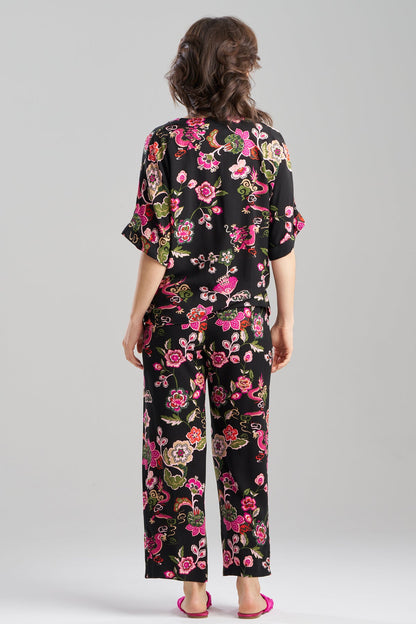 NATORI Fleur Dragon Printed Challis PJ Set