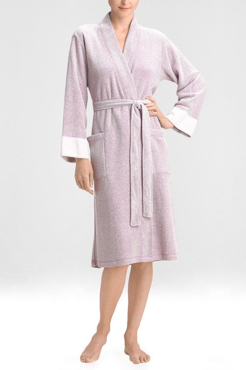 NATORI Buy Nirvana Brushed Terry Robe in Royal Purple Online